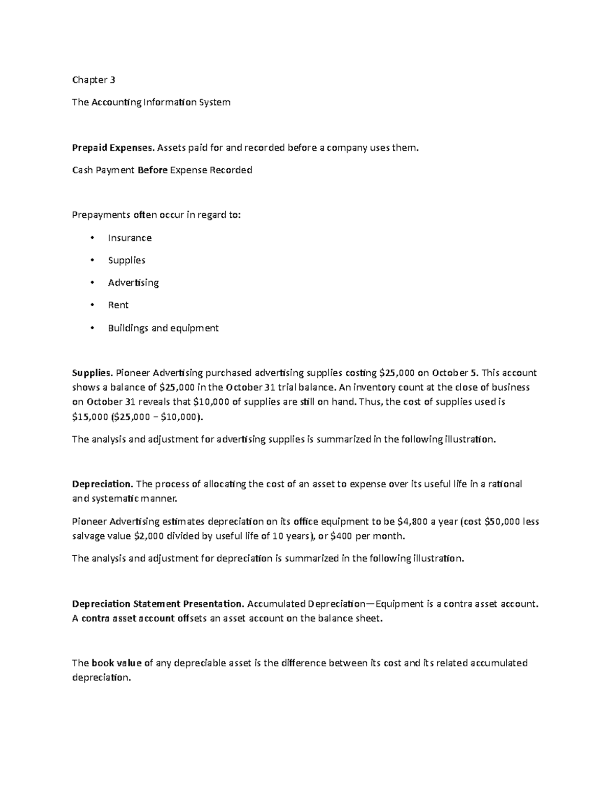 Chapter 3 Lecture Notes 4 - Chapter 3 The Accounting Information System ...