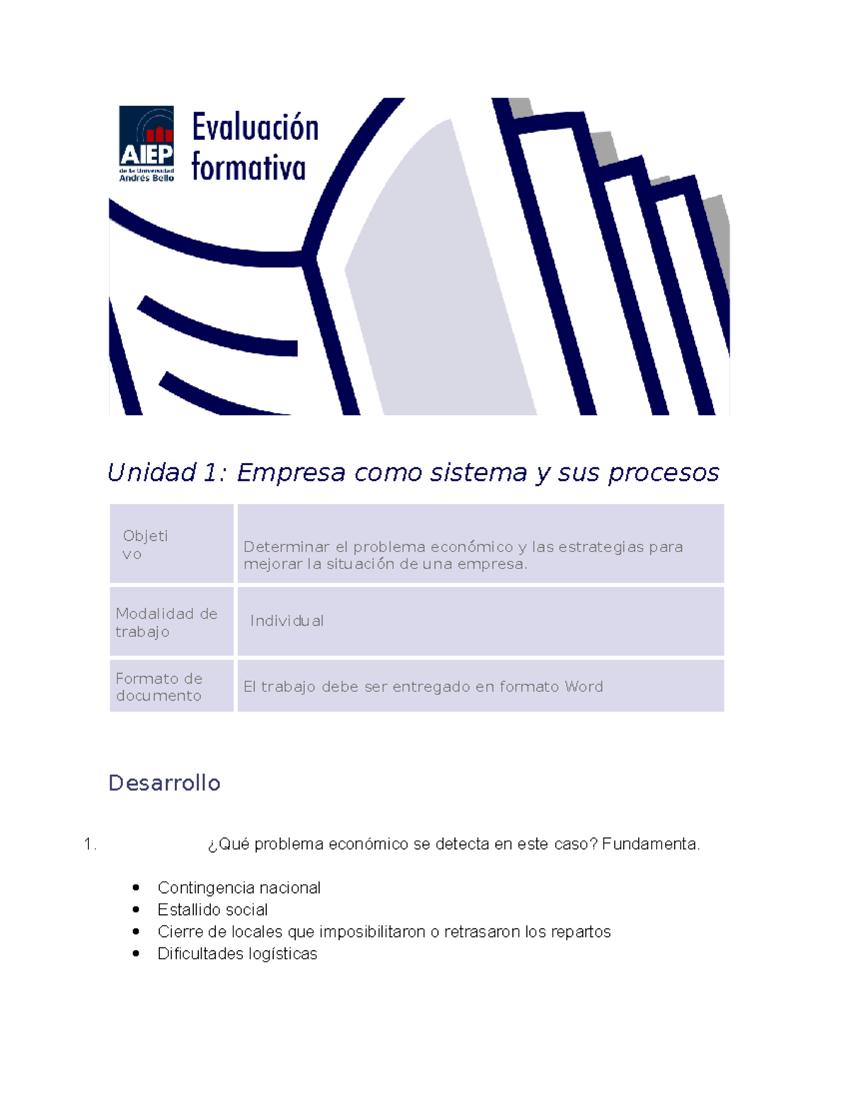 ADM101 Semana 2 - Unidad 1: Empresa como sistema y sus procesos Objeti ...