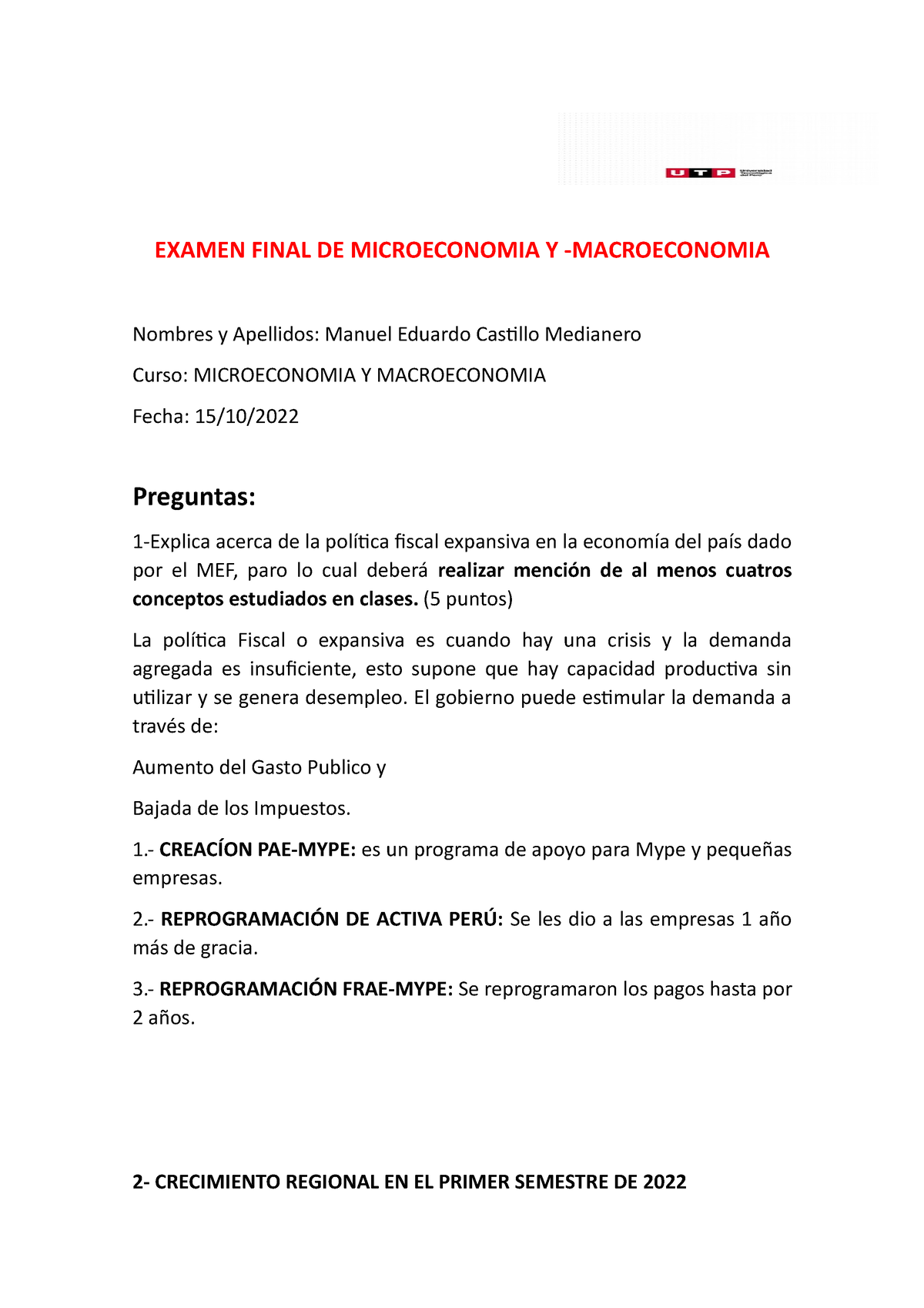 Examinal Final- Micro Macroeconomia CGT Cbhgmd - EXAMEN FINAL DE ...