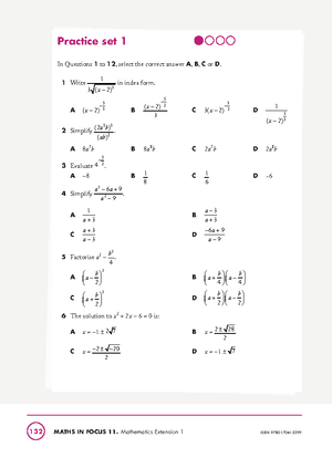 Molar mass and structure test Answers - Answers STUDENT NUMBER Module 2 ...