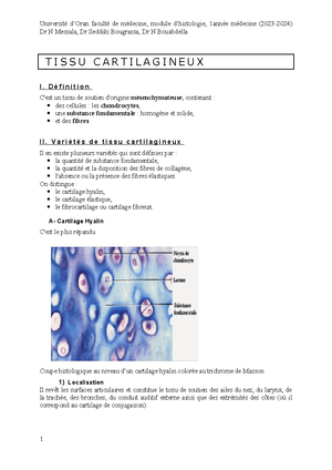 Toutes Les Séries De QCM (Histo 2e Année) - 110 QCM D’histologie - 2 E ...