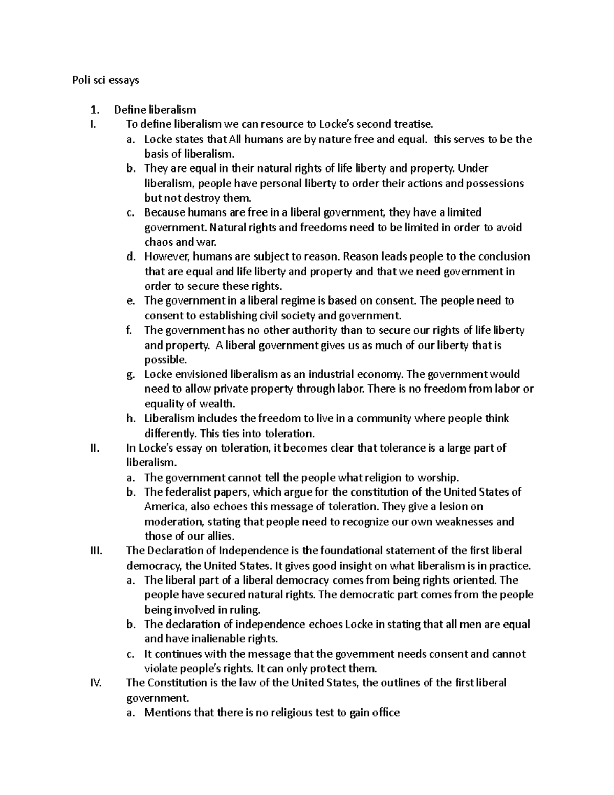Poli sci essays concept review outline Poli sci essays Define