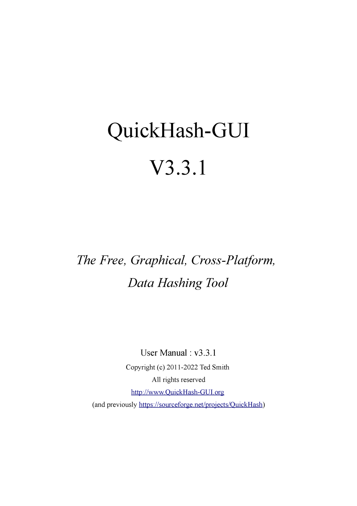 download the last version for apple QuickHash 3.3.4