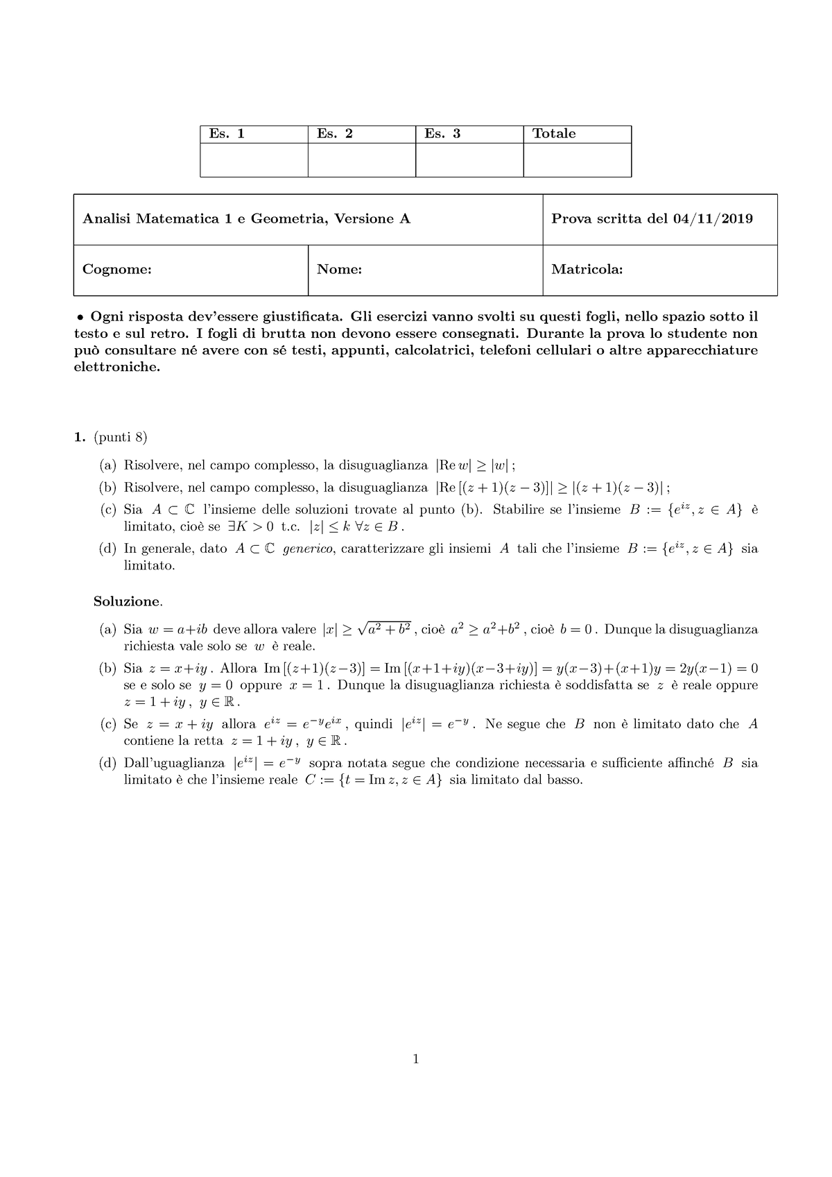 Esami 201920 Temi d'esame del corso di ingegneria fisica del