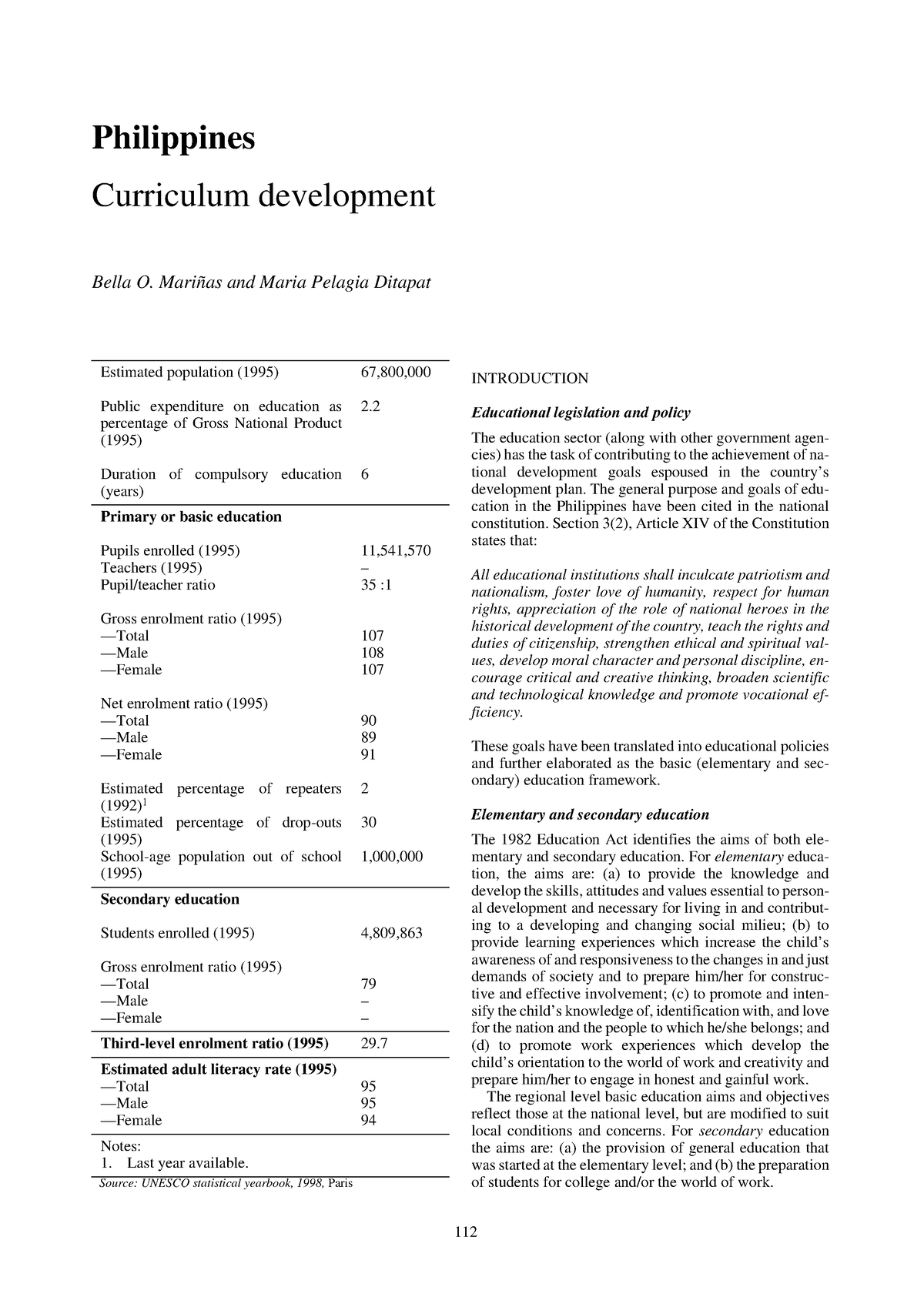 thesis about curriculum development in the philippines