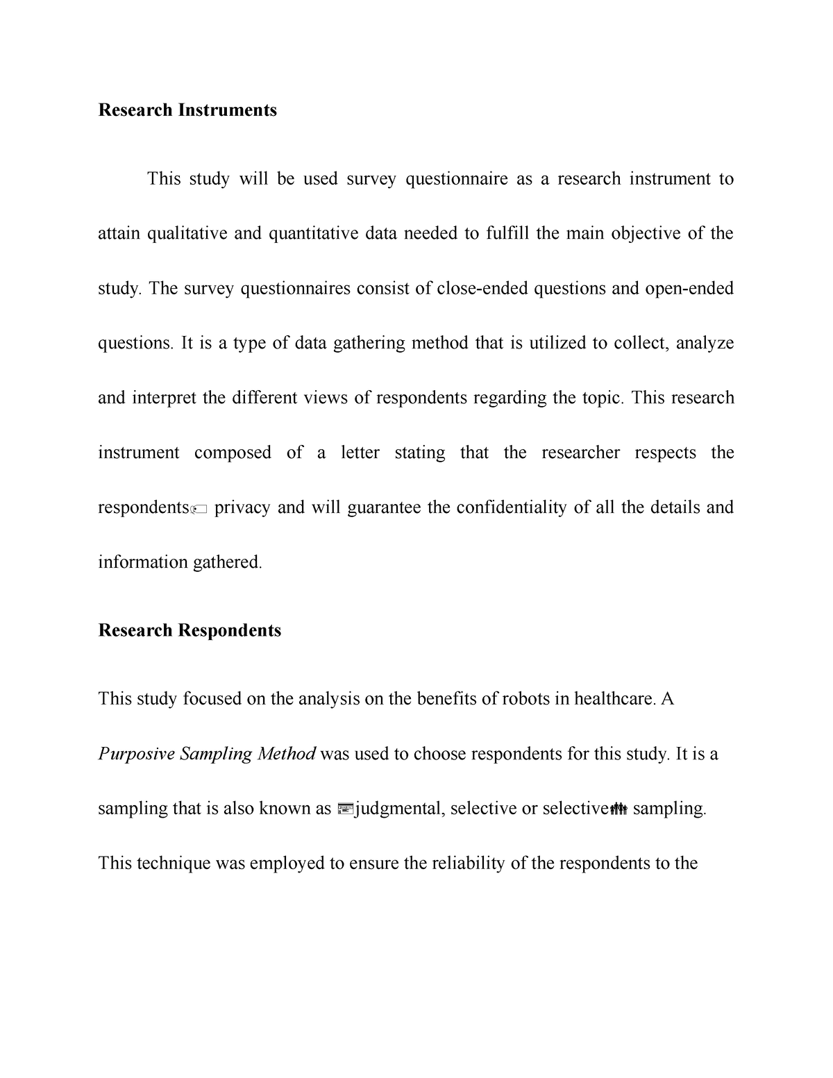 research instruments survey