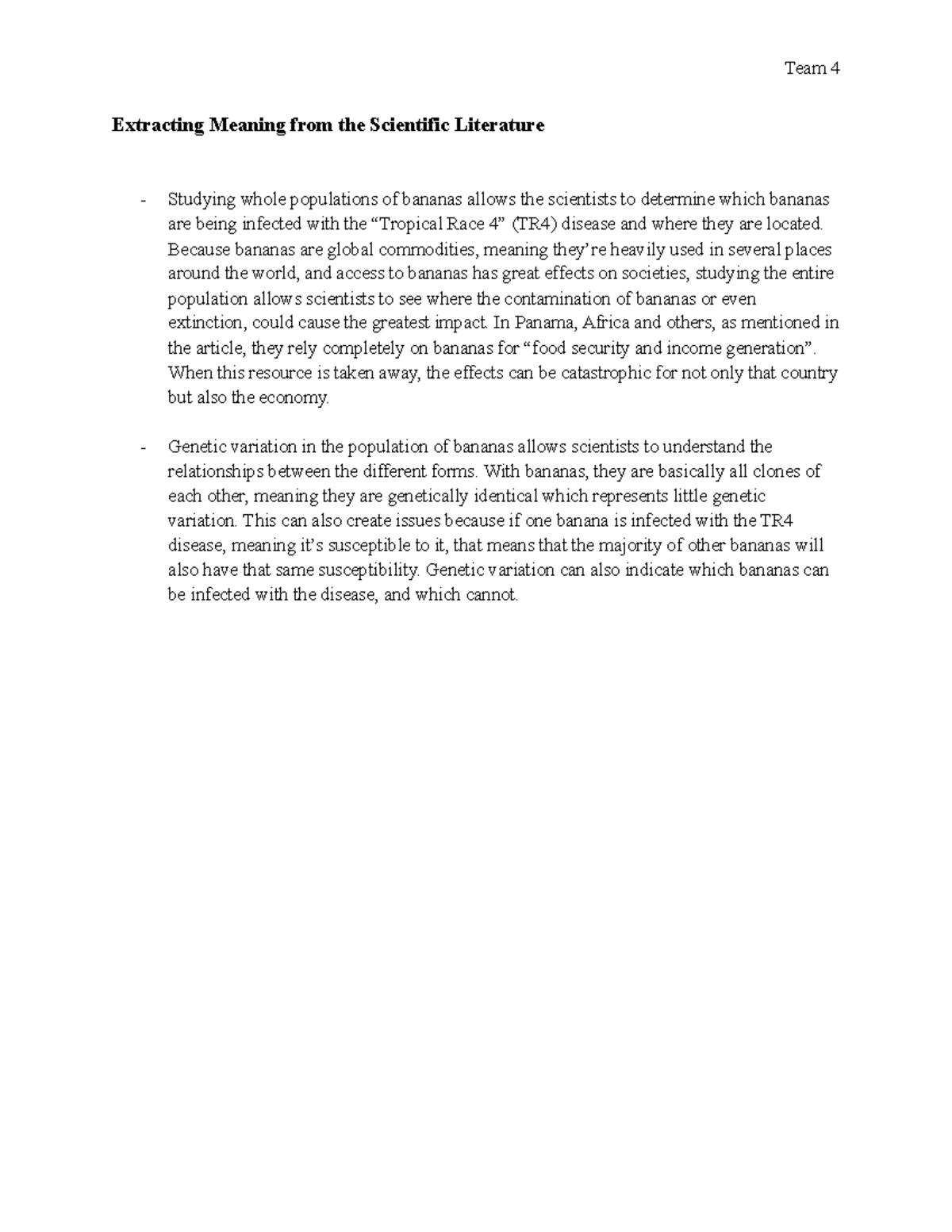 Biology 1001 SA 3 Mandatory assignment for weekly lab (skills