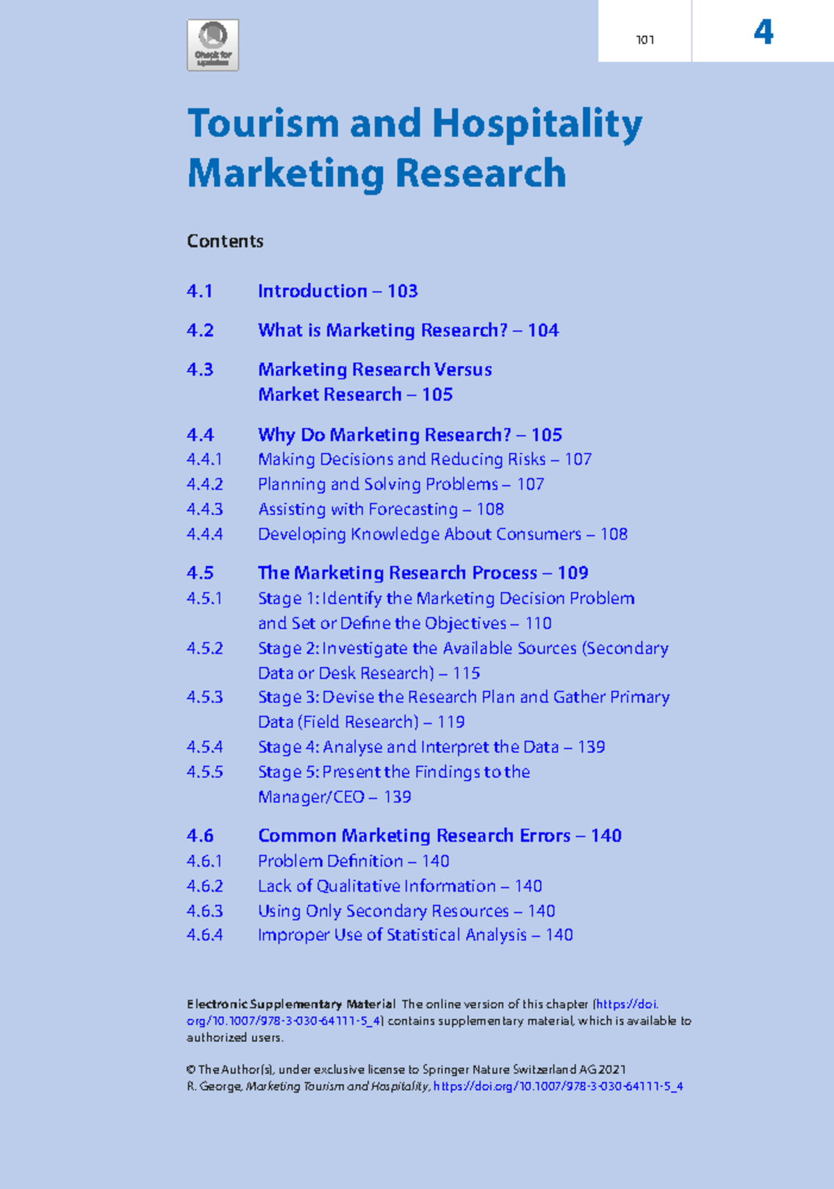 Marketing Tourism And Hospitality Concepts And Cases 40 101 The Marketing Tourism And Hospitality Concepts And Cases 40 101 The