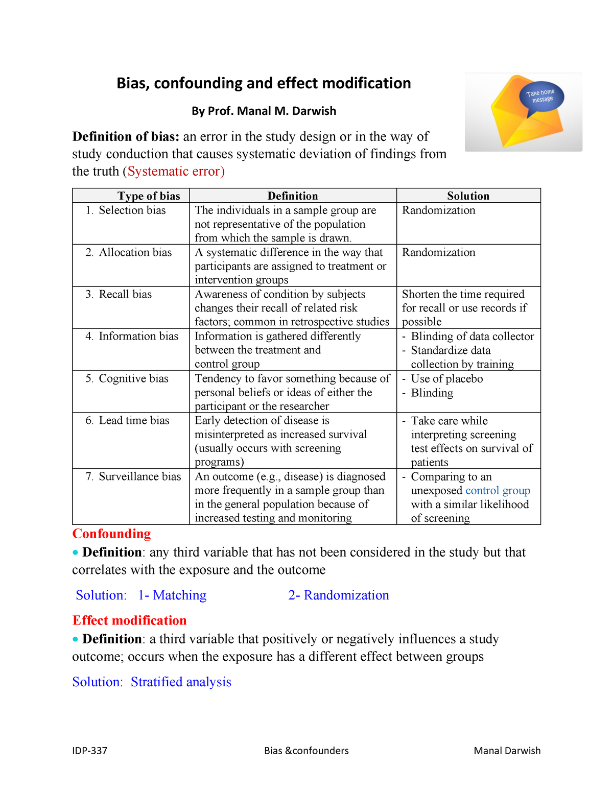 summary-of-bias-and-confounders-lecture-idp-337-bias-confounders