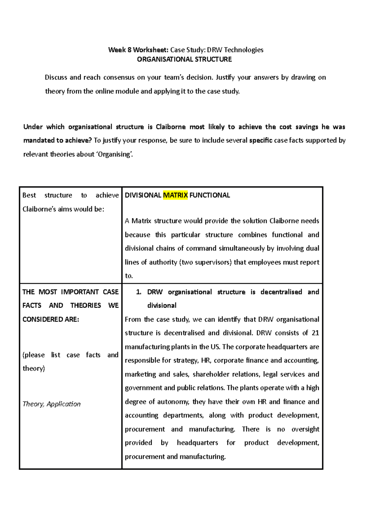 drw technologies case study solution