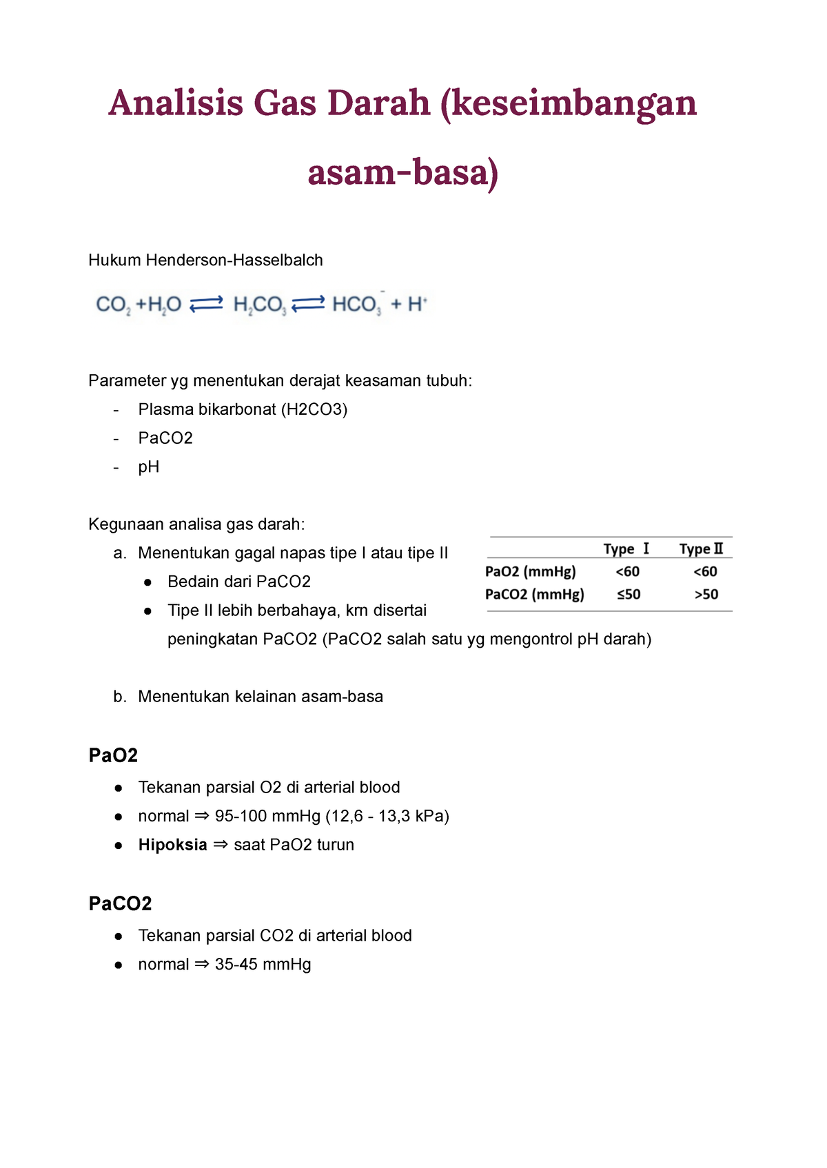 Analisis Gas Darah : Blood Gas Analysis - Analisis Gas Darah ...