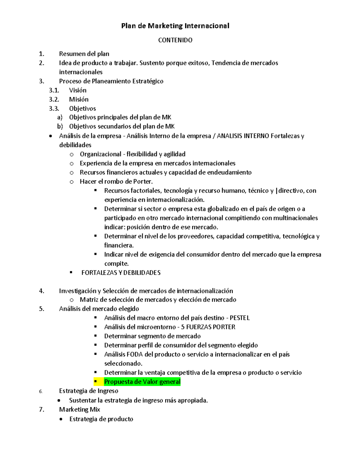 2. plan de marketing Internacional 2022 1 - Plan de Marketing ...