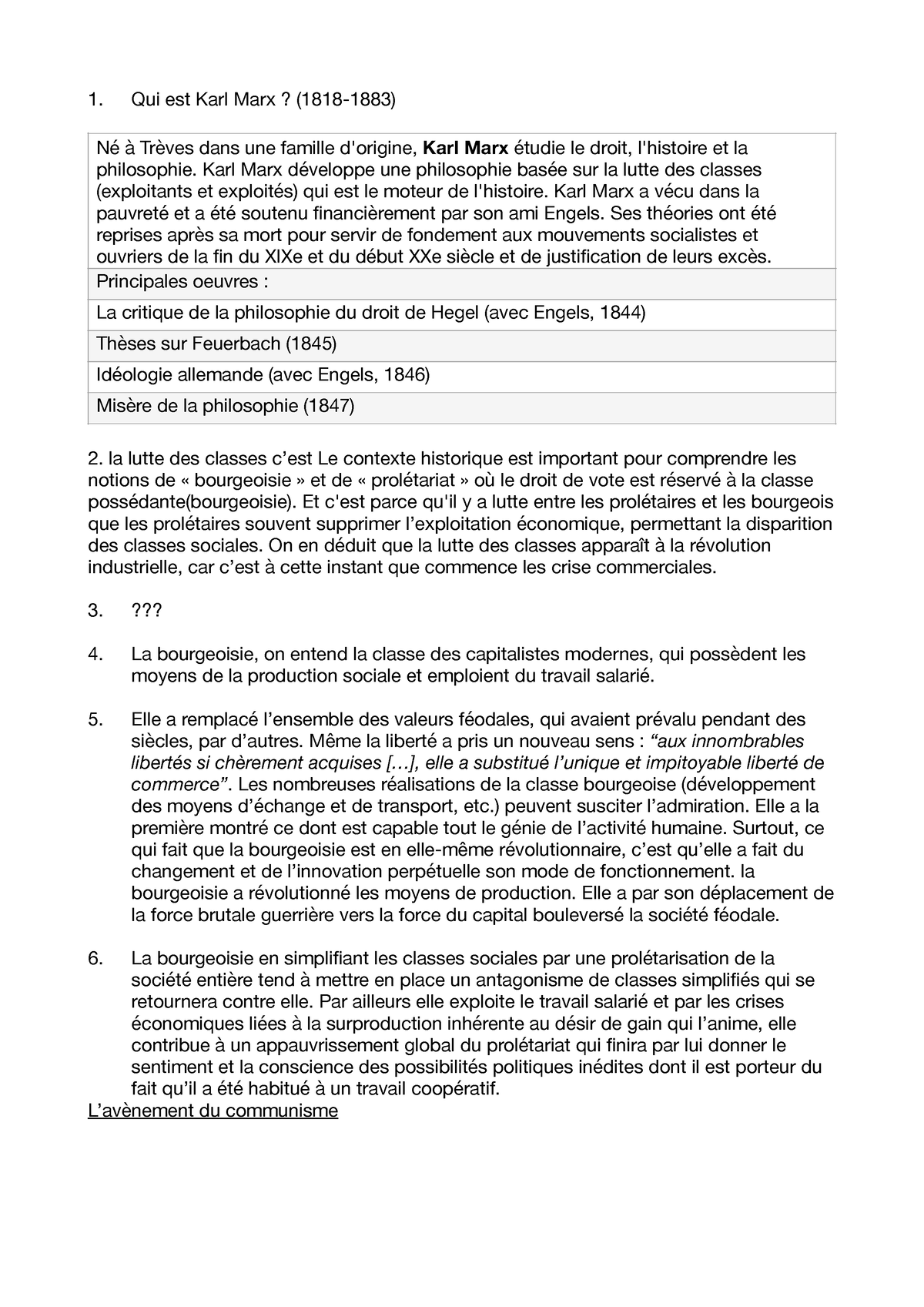 TD3 - Notes De Cours De Double Licence Sociologie Et Histoire - Qui Est ...