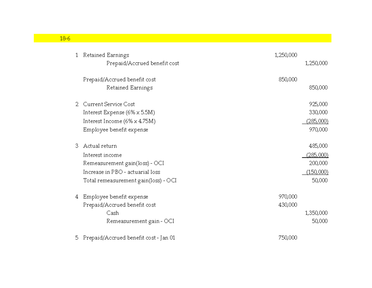 Solution Manual Chapter 18 - Interest Income (6% x 4) (285,000) 18- 1 ...