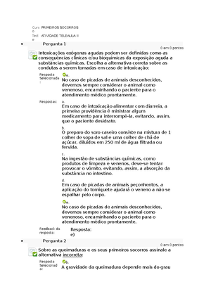 Educação Fisica Adaptada - 1- A Amputação Parcial é Aquela Em Que Uma ...