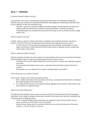 Business Preliminary Notes - Topic 3 Business planning Small to medium ...