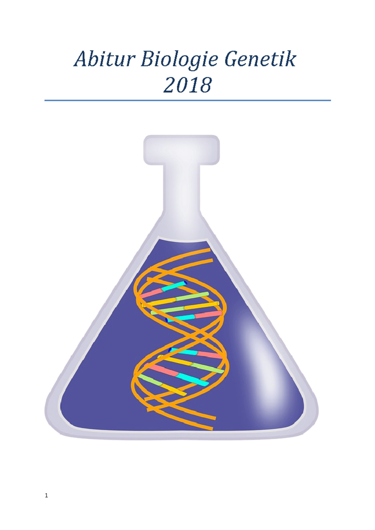  Abitur Biologie Genetik 2018 - - Studocu Illustration 