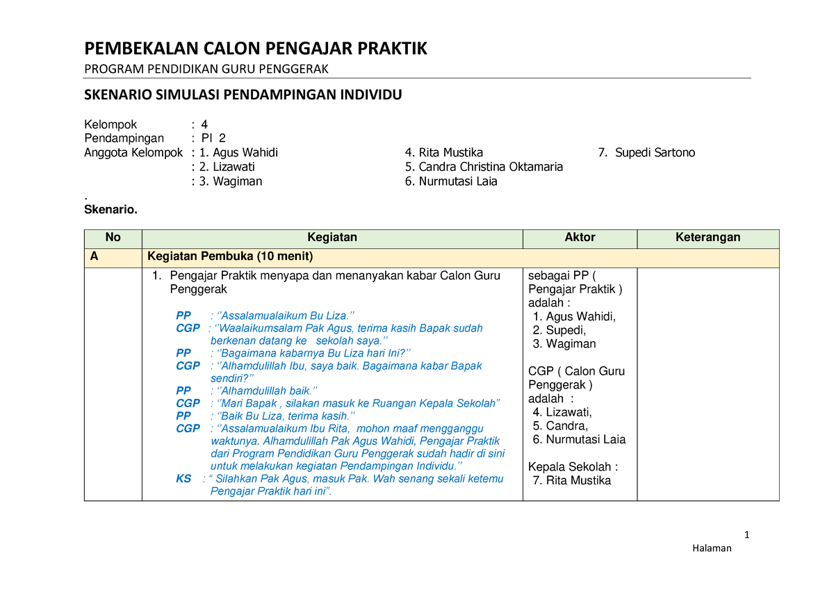 LA.05.a. Skenario PI 2 Kelompok 4 Supedi Sartono - PROGRAM PENDIDIKAN ...