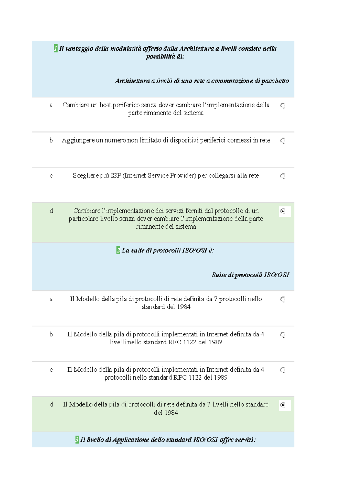 49 - Architettura A Livelli Suite DI Protocolli ISO OSI E TCP IP ...