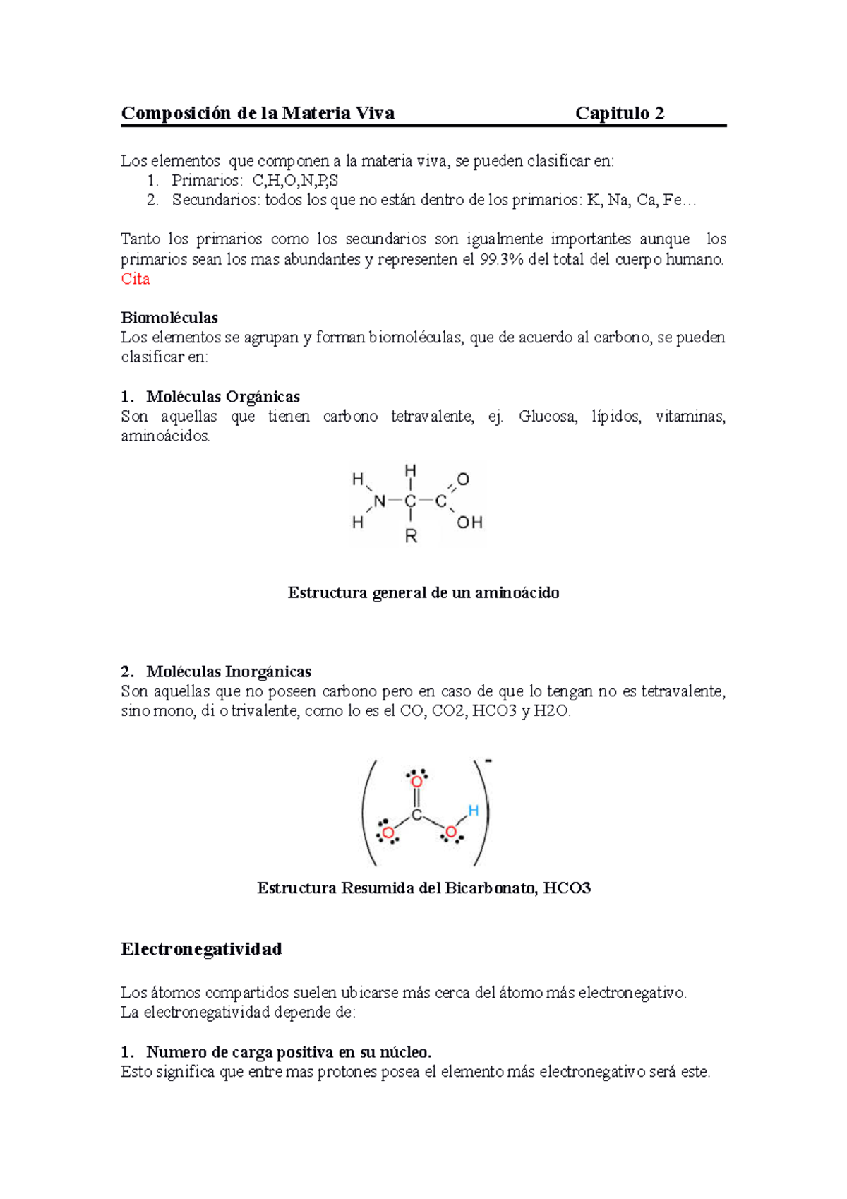 Cap 2 Composición De La Materia Viva Composición De La Materia Viva Capitulo 2 Los Elementos 0853