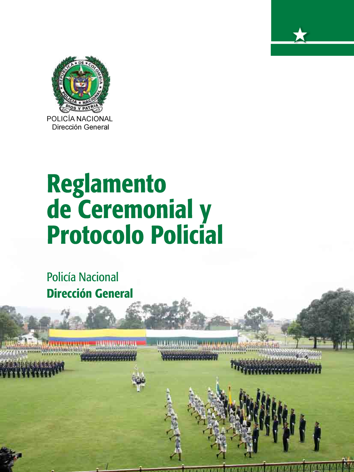 Reglamento De Ceremonial Y Protocolo Policial 03515 05 11 2009 PolicÍa Nacional Dirección 3658