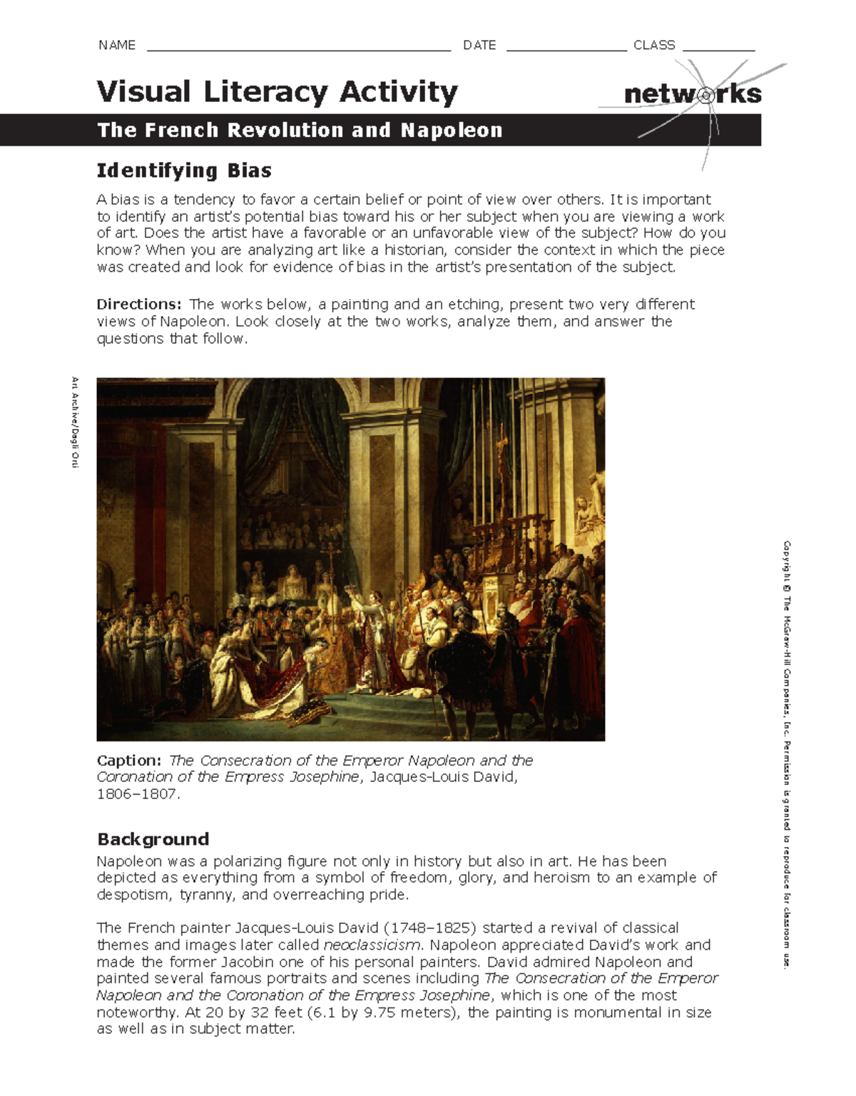 Napoleon Visual Sources - netw rks NAME ...