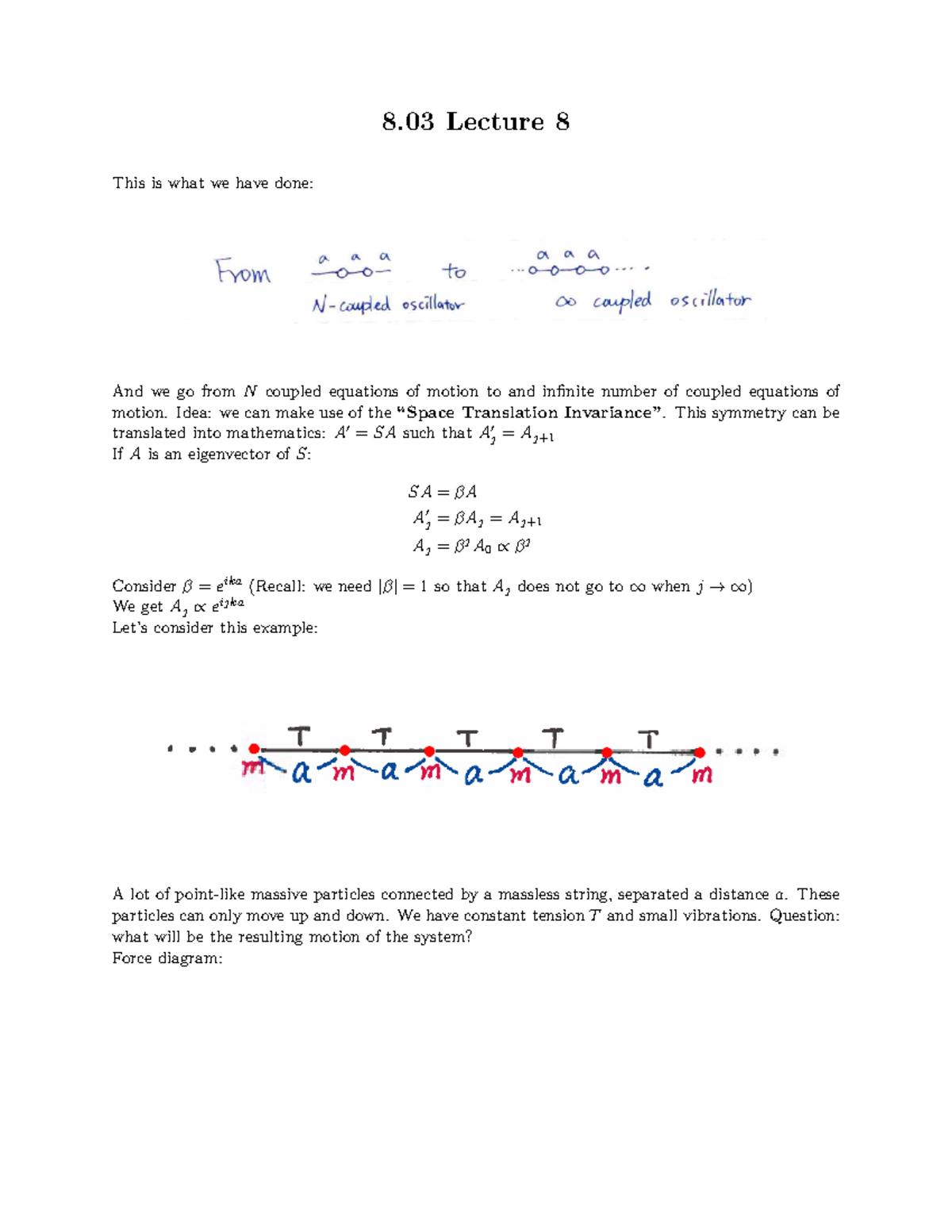 6a1864aebb1920965 Fa3a077ea66f684 MIT8 03SCF16 Lec8 - 8 Lecture 8 This ...