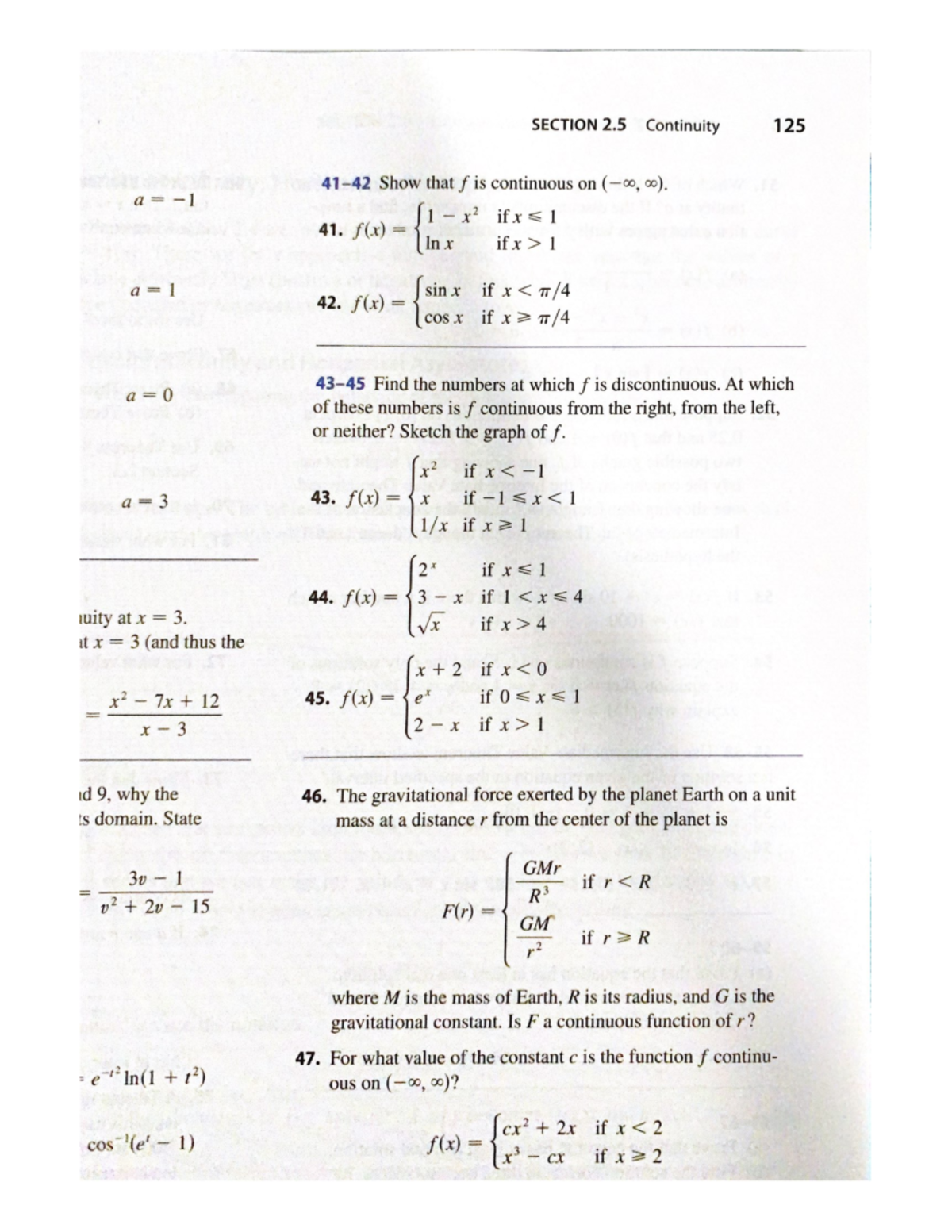 Textbook Questions Chapter 2 Limits and Continuity - MAT1320 - Studocu