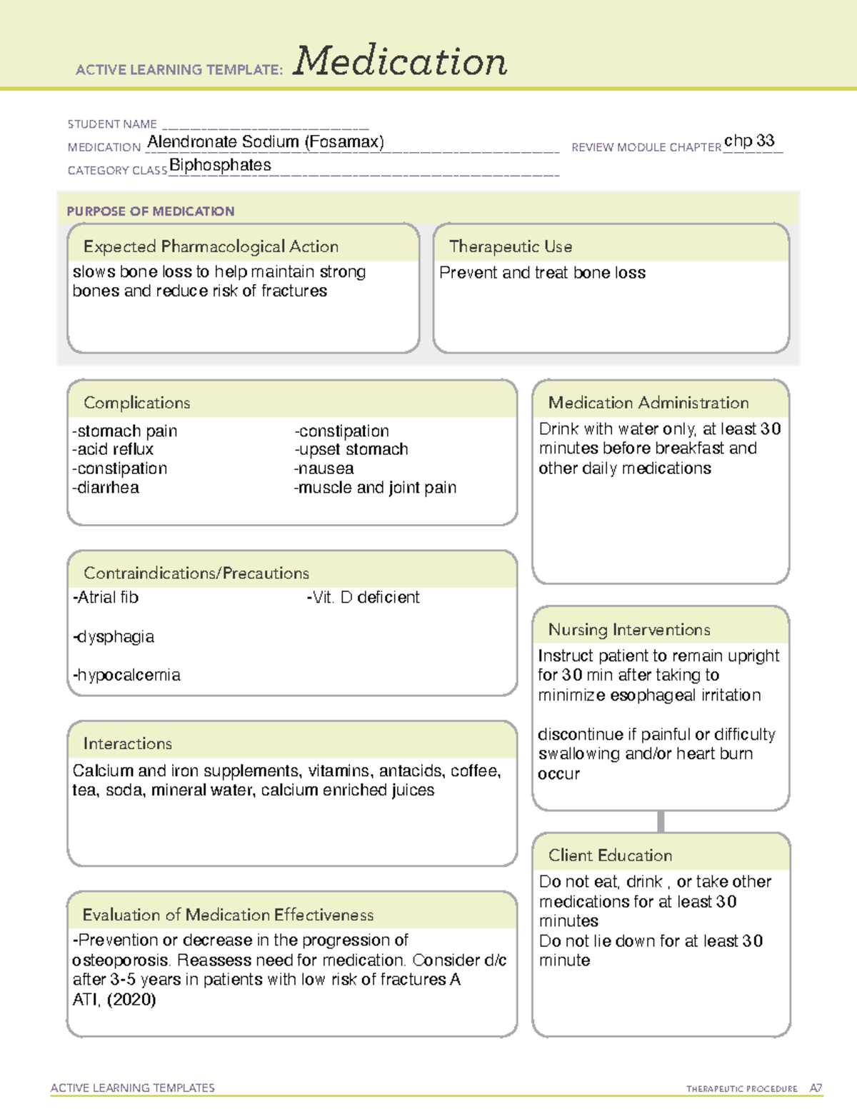 How Long Does It Take For Alendronate To Leave Your System