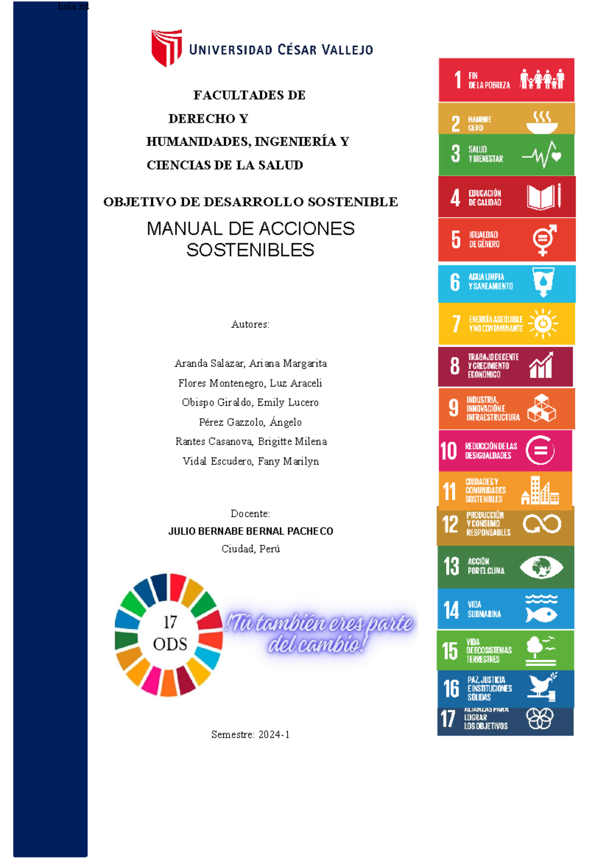Manual de acciones sostenibles ODS ( Evaluacion Final) - Tagged - hola ...
