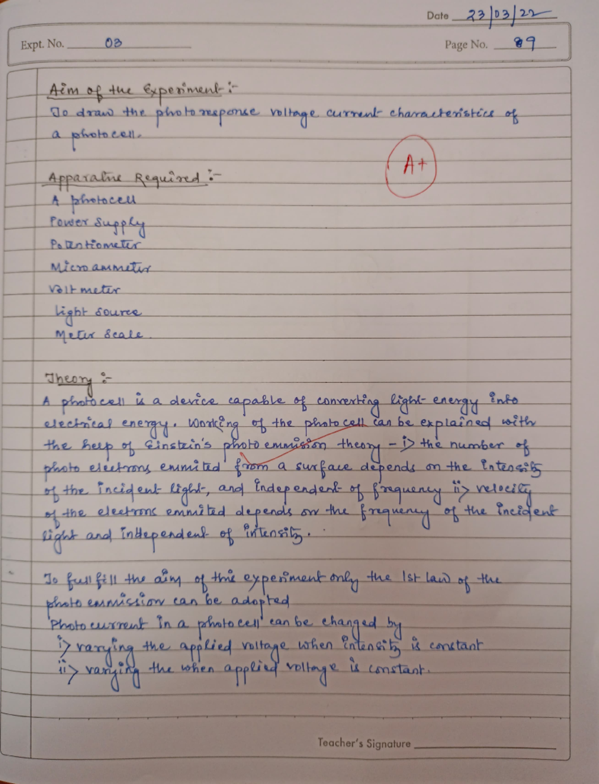 21051234 Phy Exp 3 - Lab experiment reports - Date 22b Expt. No. 02 ...
