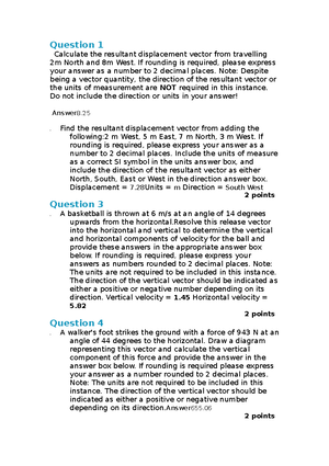 Biomechanics Practice Questions Biomechanics Practice Questions