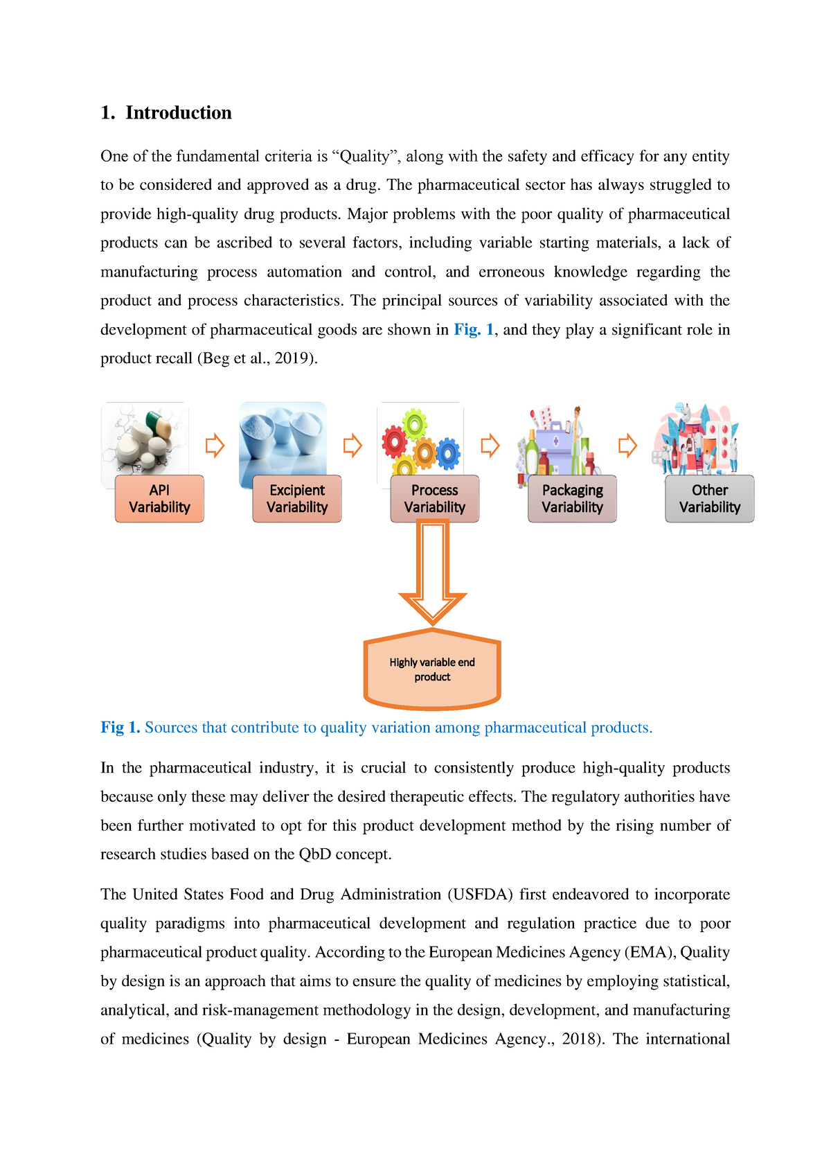 Qb D In Pharma Product Development - 1. Introduction One Of The ...