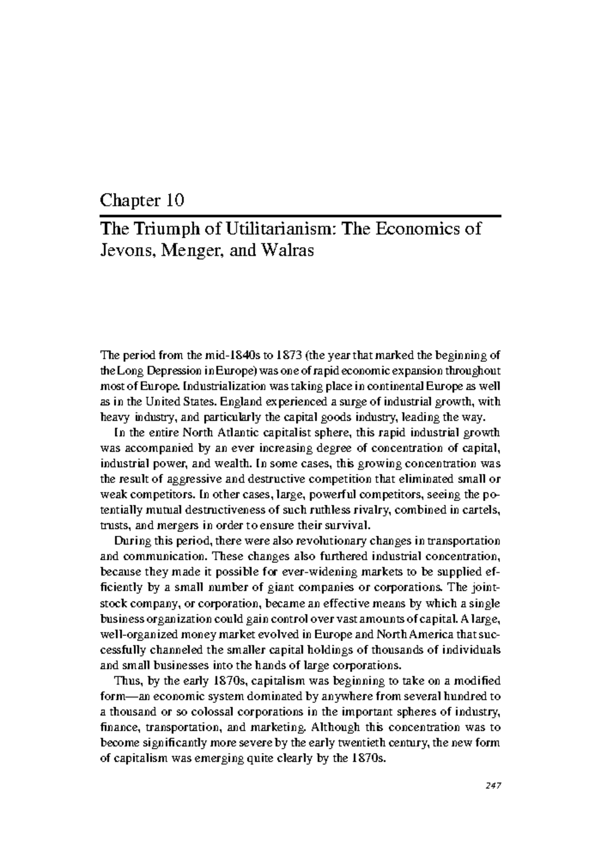 history-of-economic-thought-notes-unit-chapter-10-the-triumph-of