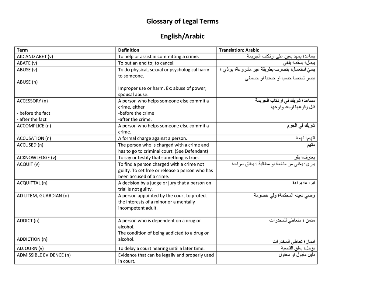 legal-glossary-english-arabic-2020-glossary-of-legal-terms-english