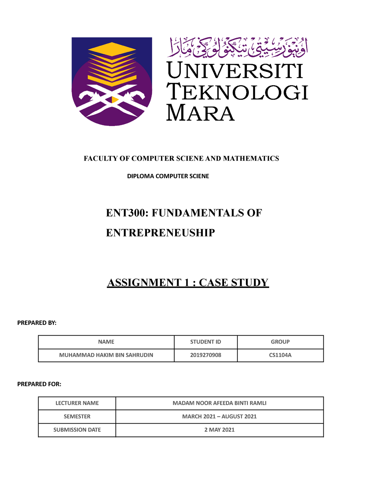 Diploma sains matematik