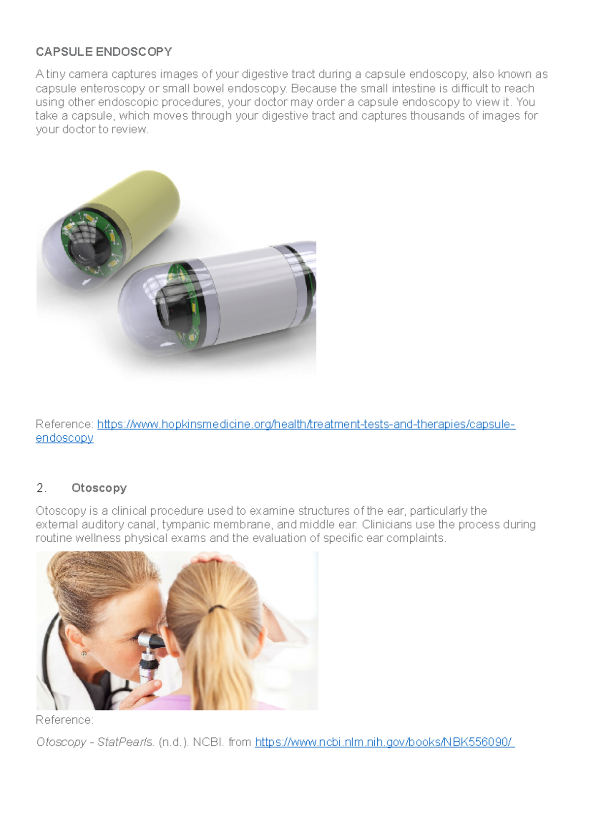 Hismls LEC - SBBJKXBASX - CAPSULE ENDOSCOPY A tiny camera captures ...
