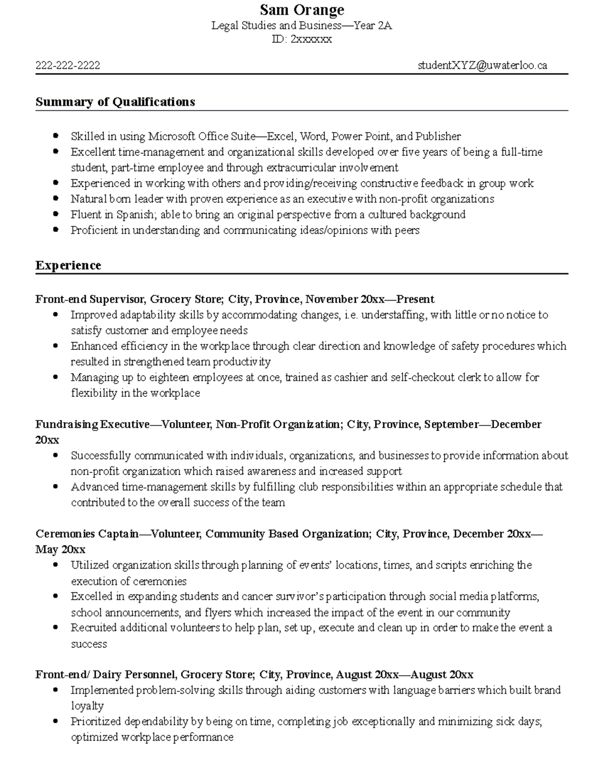 Samorangelegalstudies Sam Orange Legal Studies and Business—Year