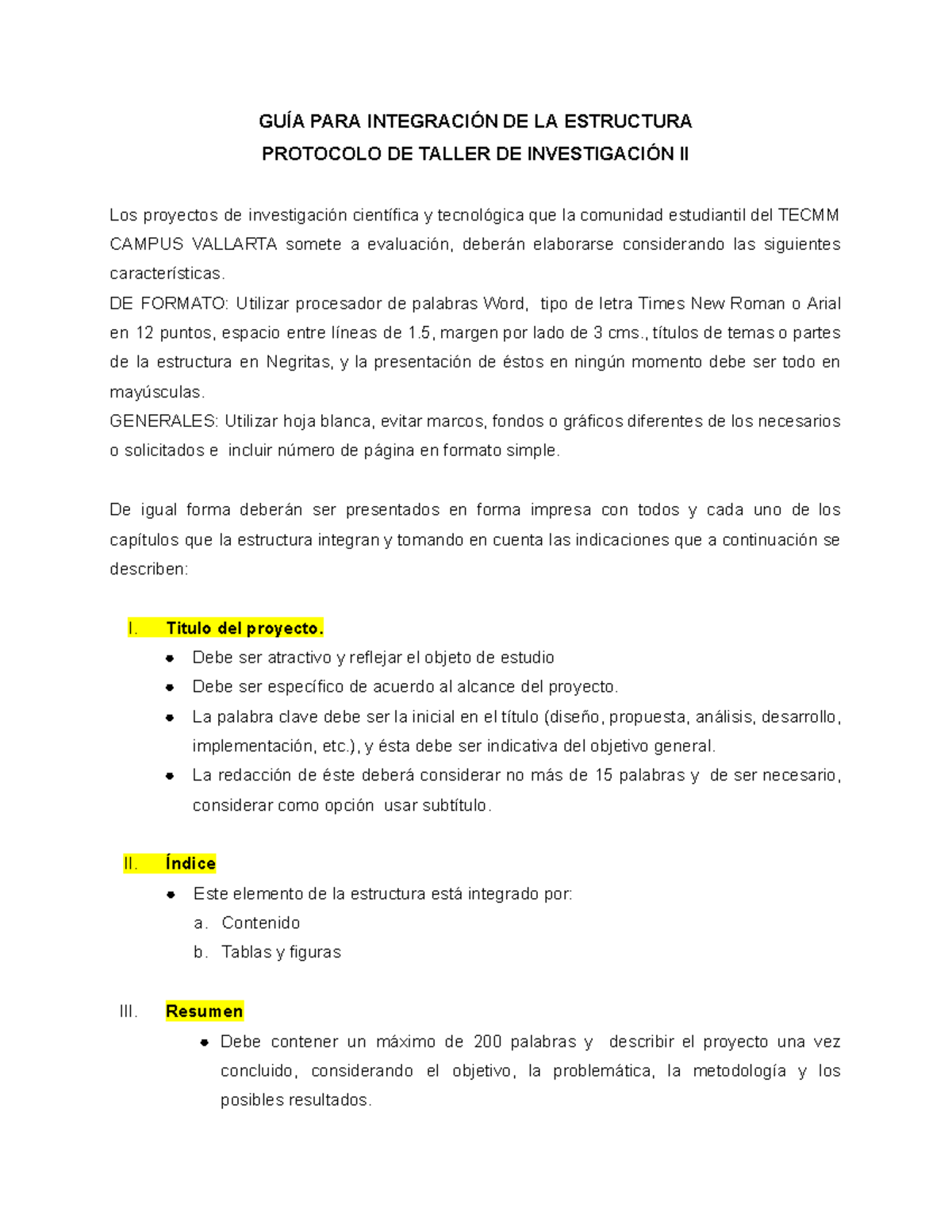 Guia para elaboracion de protocolo taller de investigacion II dic2019 ...