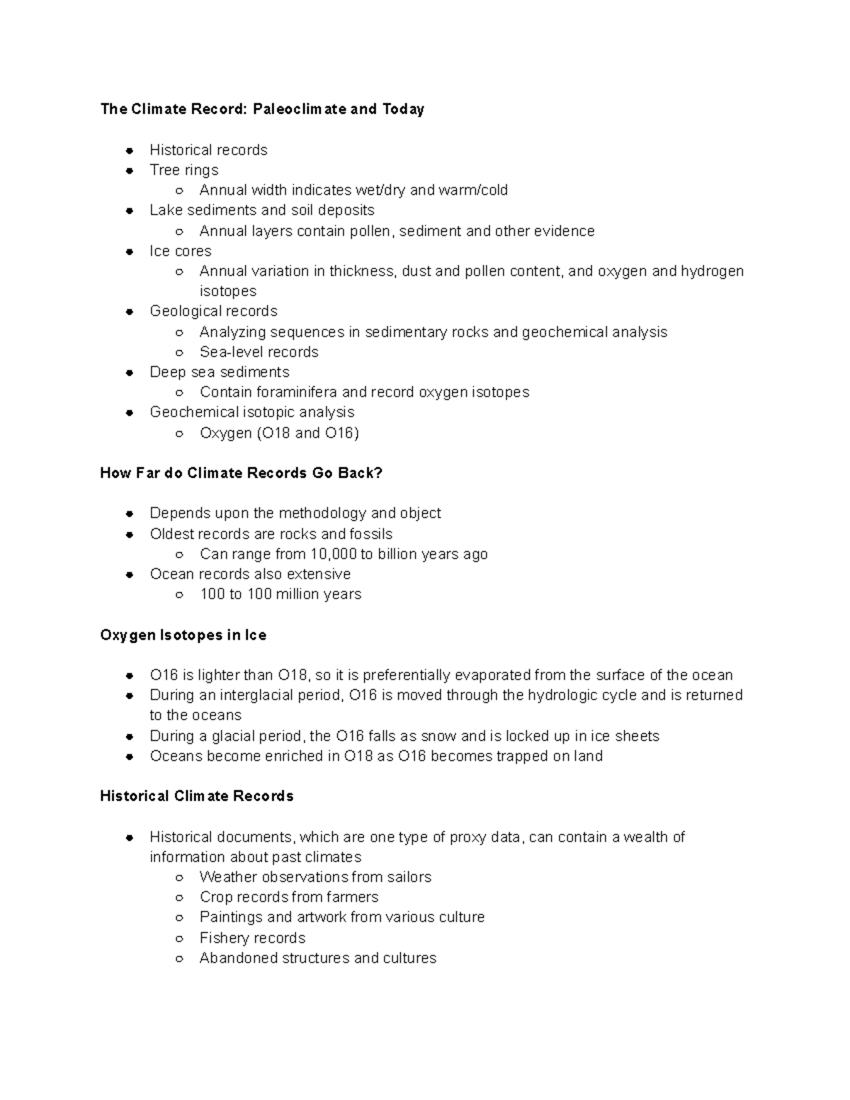 Unit 7 - Completed lecture notes covering all of Unit 7 for ESC 110 ...