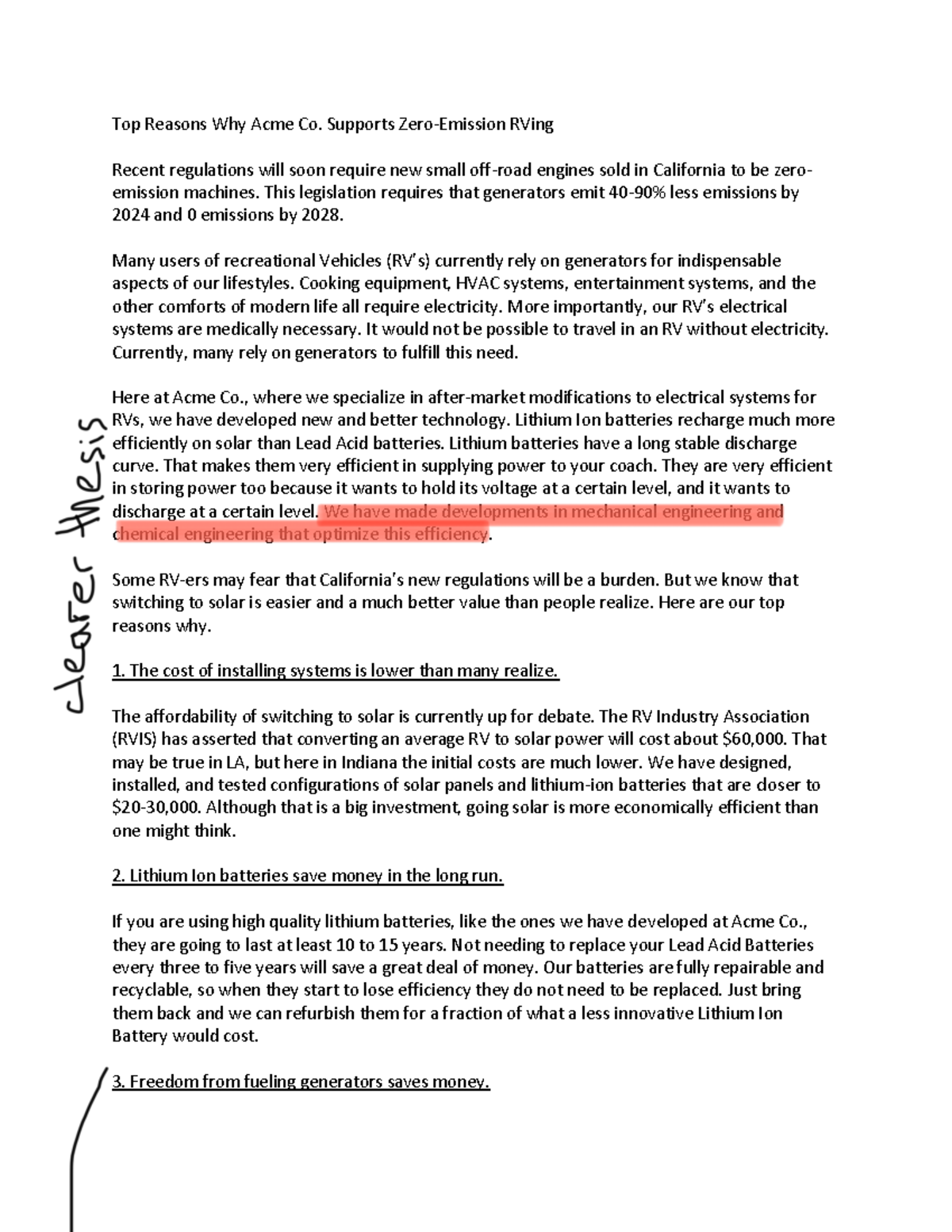 Top+8+Reasons+for+Zero-Emission+RVing - Top Reasons Why Acme Co ...