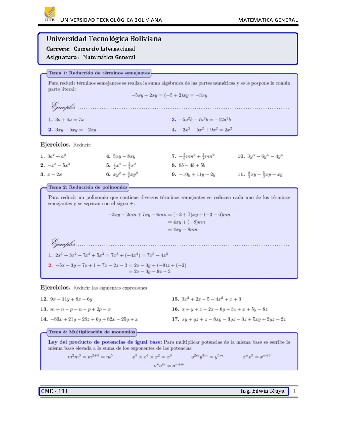 Matamatica General 1,2 - matemática financiera - Universidad ...