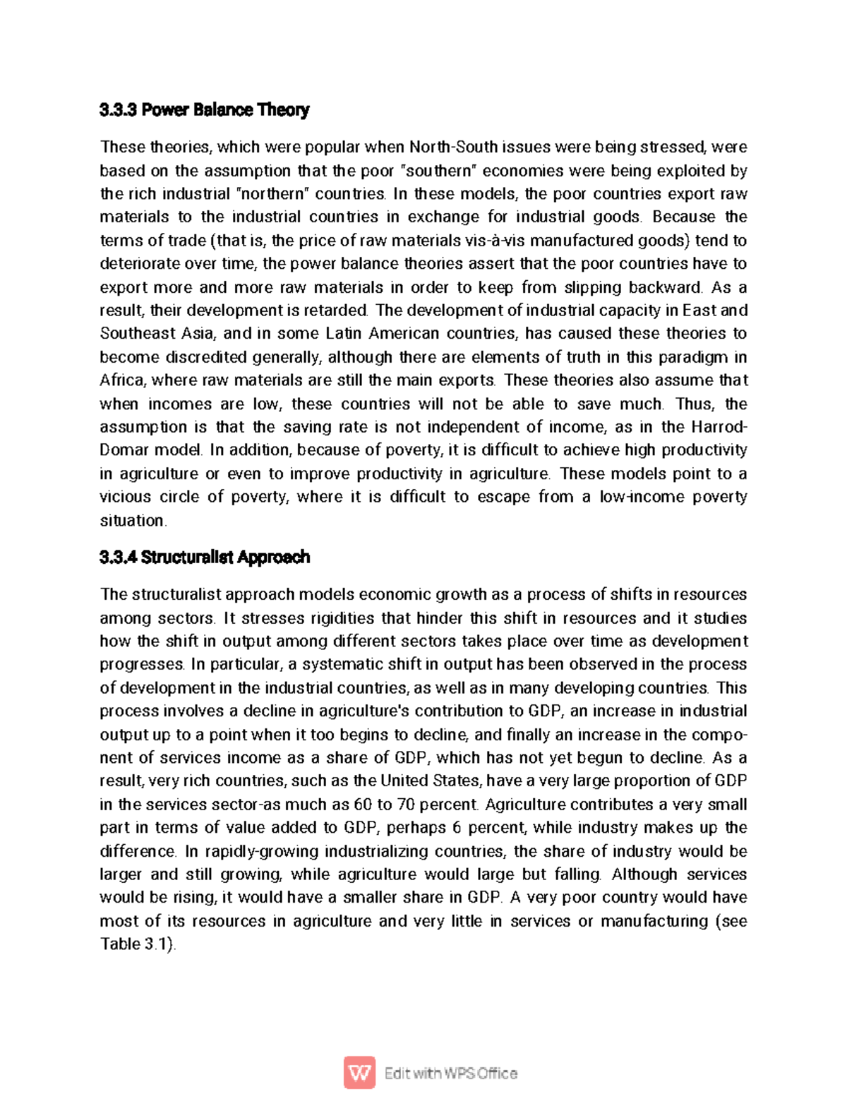 Power Balance Theory - Economic development by J. Malcolm Dowling, Ma ...