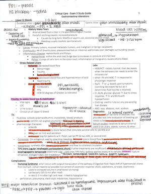 Critical Care Exam 3 Study notes - NUR 406 - Studocu