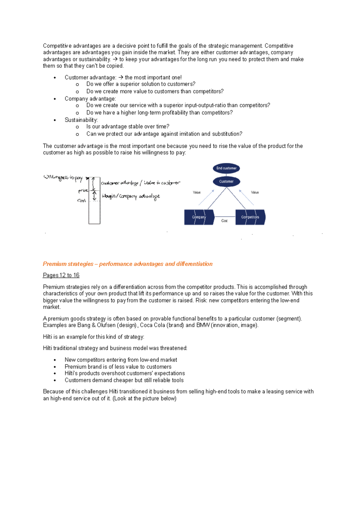 thesis competitive advantages