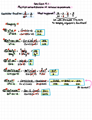 (6) 7.4 Complex Fractions - 7 Complex Fractions 1 7 Complex Fractions ...