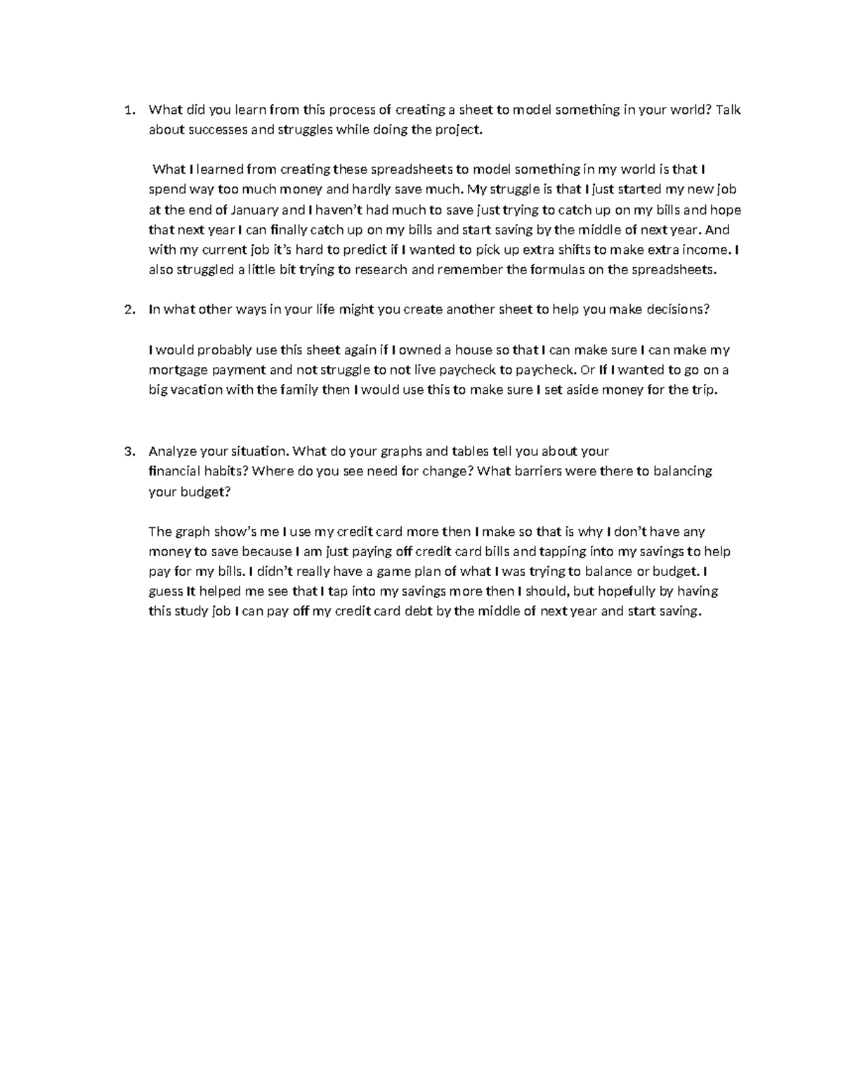 Mathword - mth project - What did you learn from this process of ...