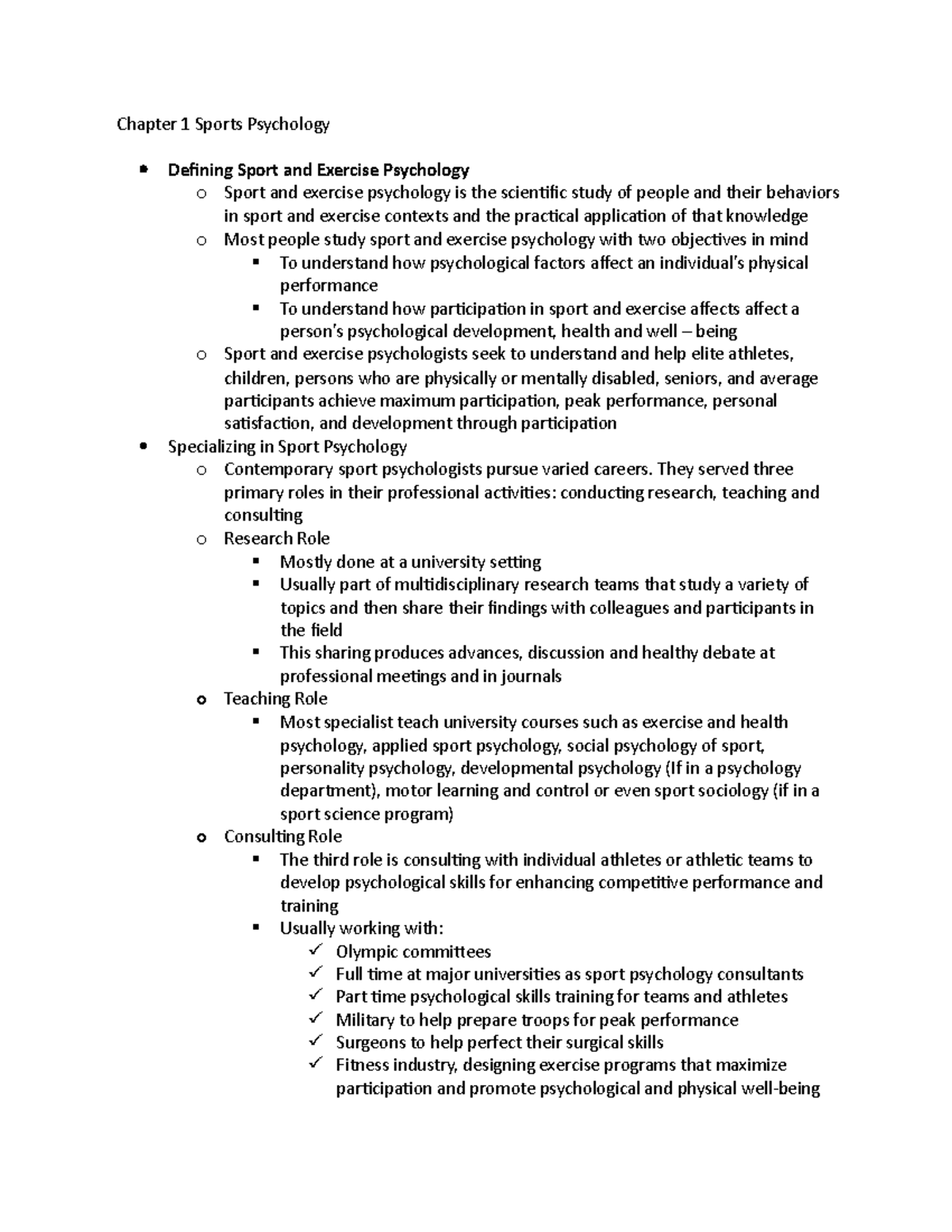 sports psychology extended essay examples