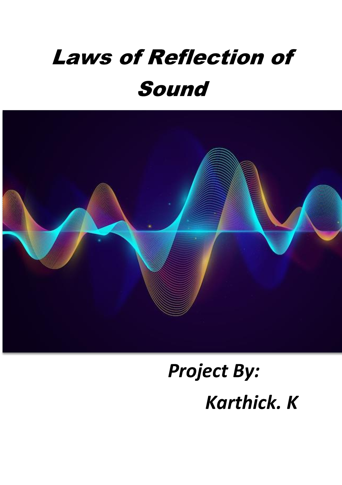 physics-laws-of-reflection-of-sound-project-by-karthick-k