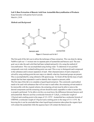 recrystallization lab report answers